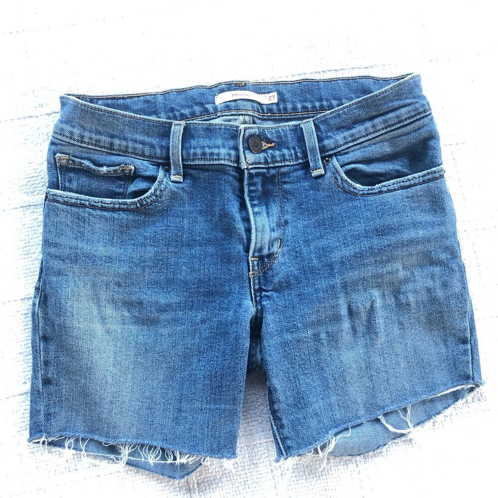 Levi's Blue Denim Women's Shorts